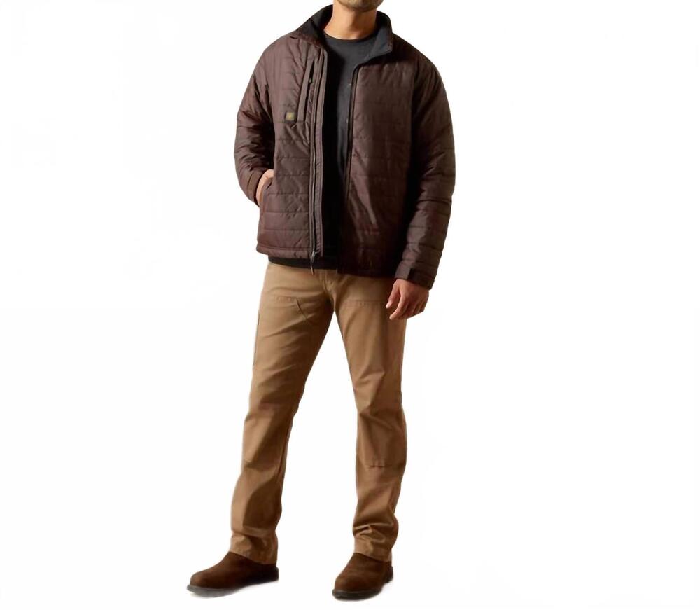 NEW ARIAT rebar cordura ripstop lightweight insulated jacket in mole